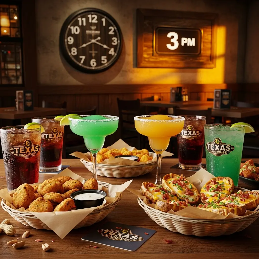 Texas Roadhouse Happy Hour - 3-5PM Daily Drink Specials