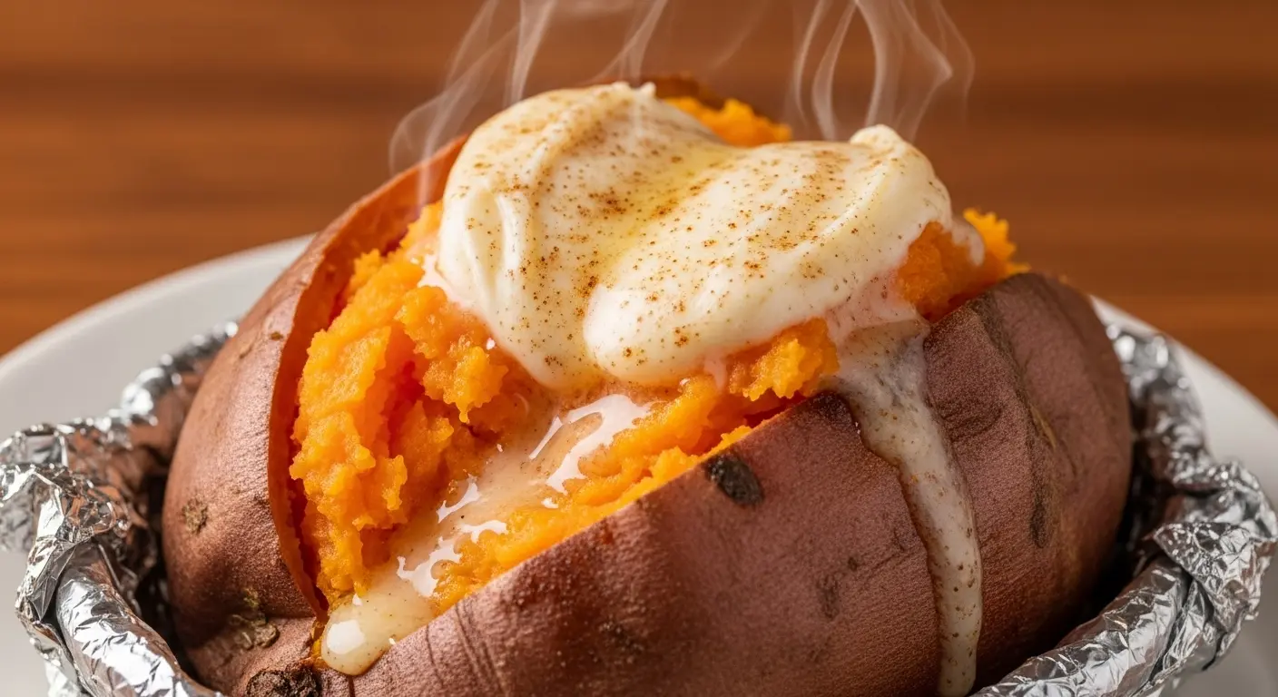 Baked Sweet Potato - Texas Roadhouse Side Dish