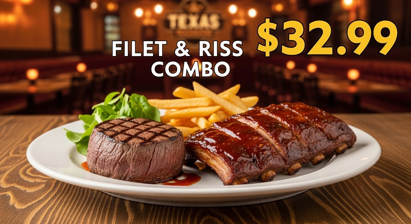 Filet & Ribs Combo - Texas Roadhouse Menu