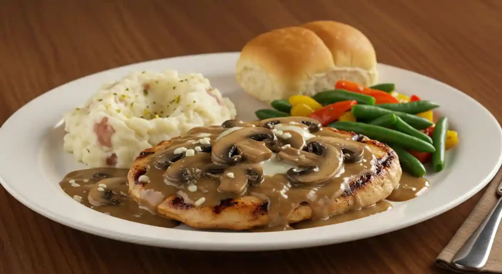 Portobello Mushroom Chicken - Texas Roadhouse Menu